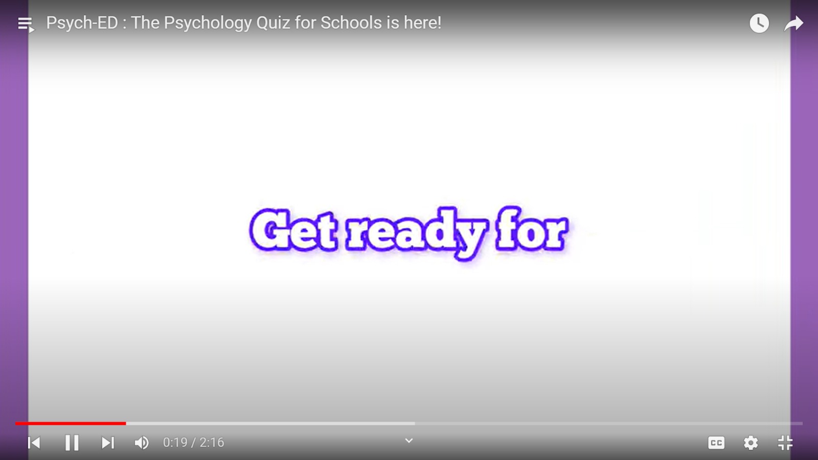 Psych-ED : The Psychology Quiz for Schools is here!